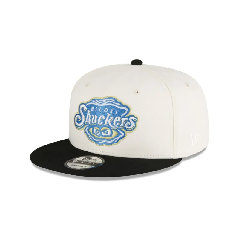 Biloxi Shuckers Chrome Sky 9FIFTY Snapback Hat sold by New Era