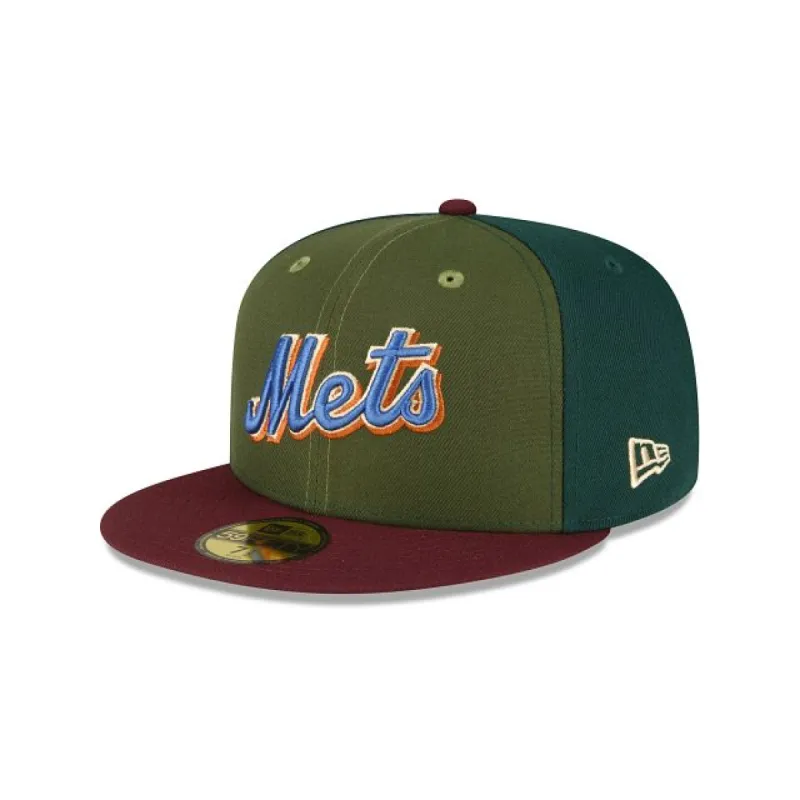 Just Caps Dark Green New York Mets 59FIFTY Fitted Hat sold by New Era