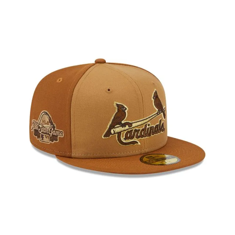 St. Louis Cardinals Tri-Tone Brown 59FIFTY Fitted Hat sold by New Era