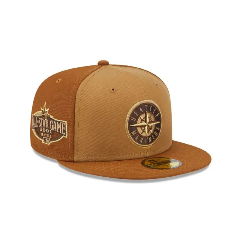 Seattle Mariners Tri-Tone Brown 59FIFTY Fitted Hat sold by New Era