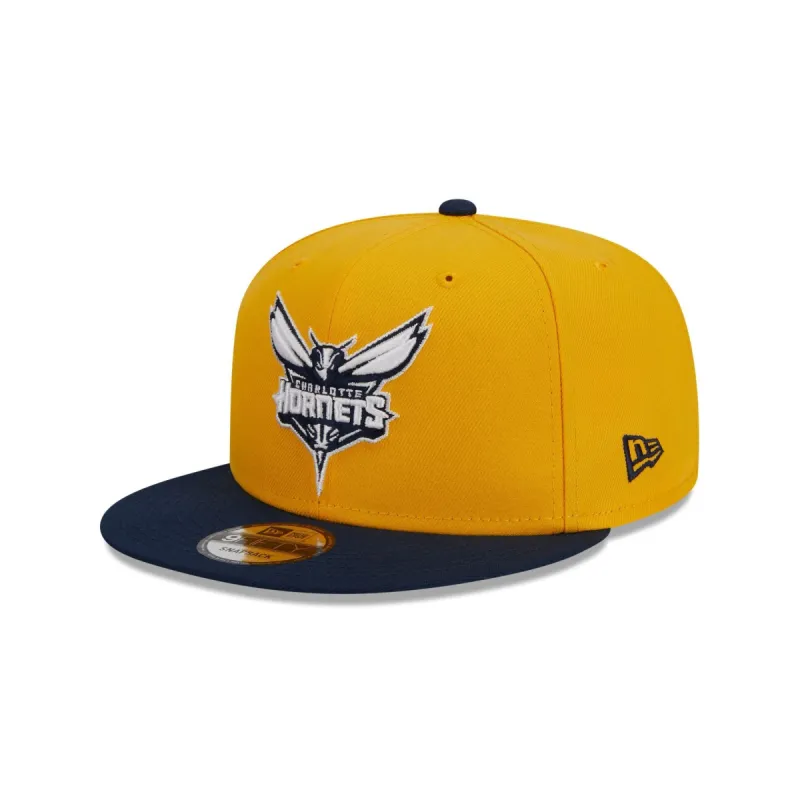 Charlotte Hornets Color Pack Gold 9FIFTY Snapback Hat sold by New Era