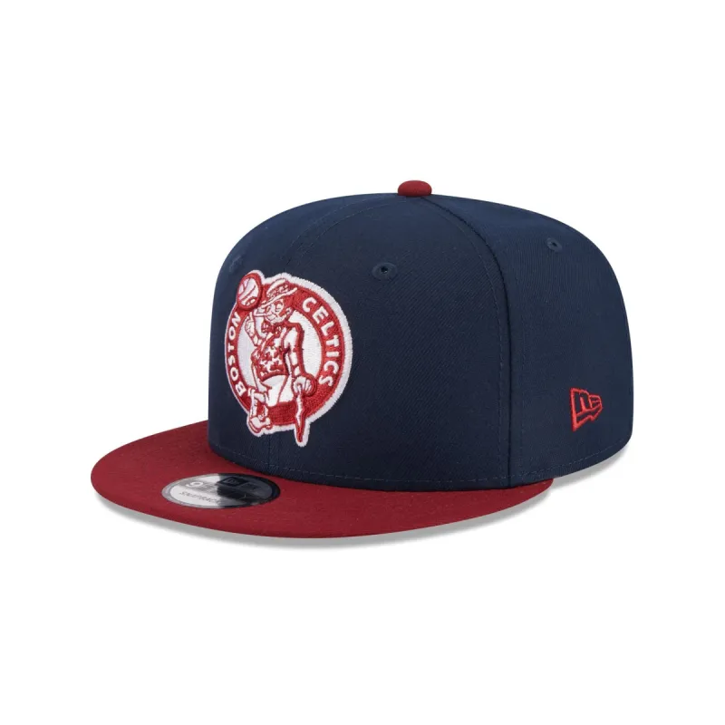 Boston Celtics Color Pack Navy 9FIFTY Snapback Hat sold by New Era