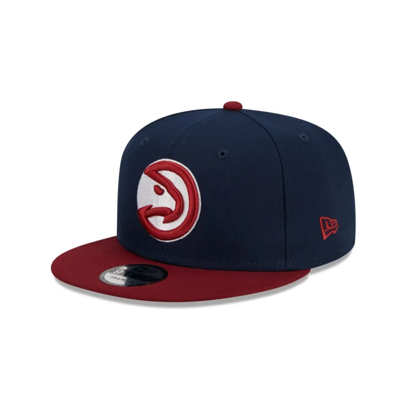Atlanta Hawks Color Pack Navy 9FIFTY Snapback Hat sold by New Era