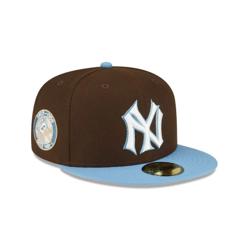 New York Yankees Walnut Sky 59FIFTY Fitted Hat sold by New Era