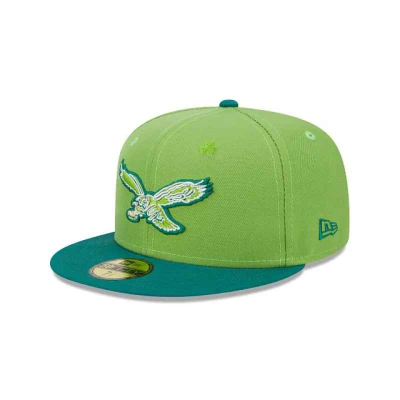 Philadelphia Eagles Lucky Streak 59FIFTY Fitted Hat sold by New Era