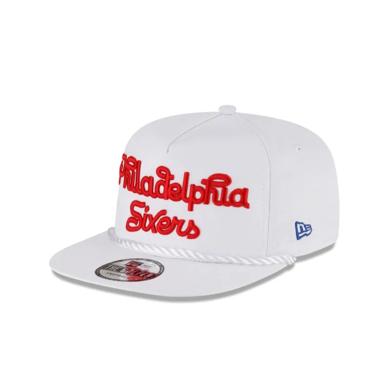 Philadelphia 76ers Script Golfer Hat sold by New Era