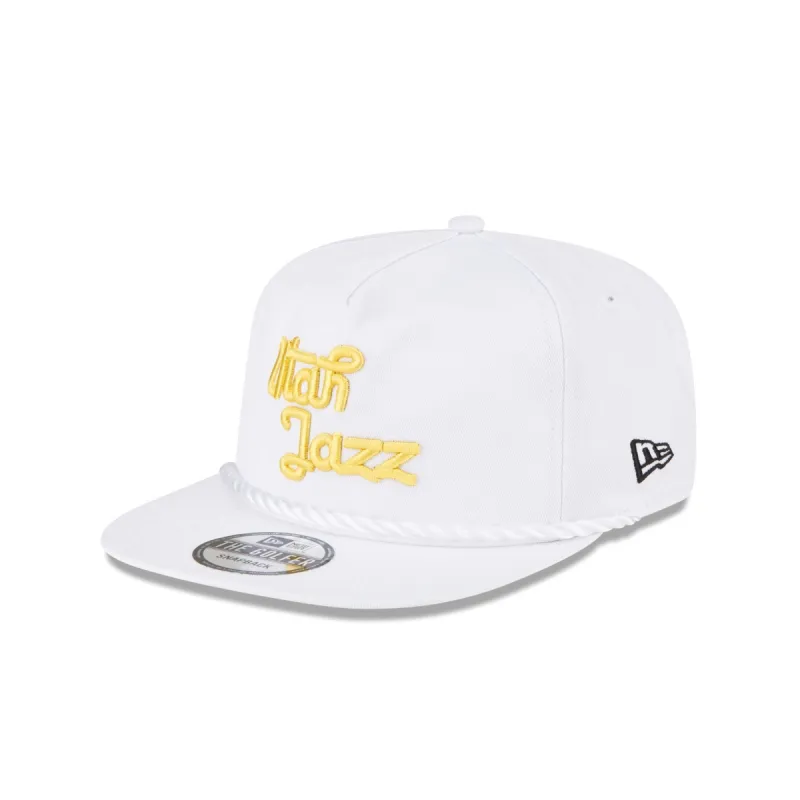 Utah Jazz Script Golfer Hat made by New Era