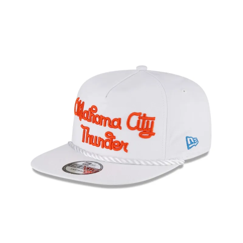 Oklahoma City Thunder Script Golfer Hat sold by New Era