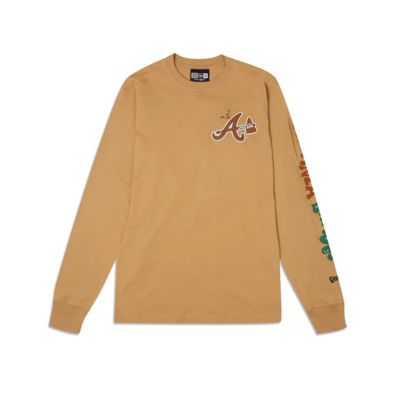 Atlanta Braves Camp Long Sleeve T-Shirt sold by New Era