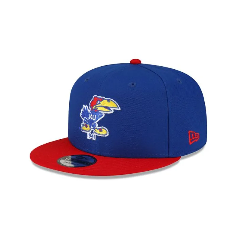 Kansas Jayhawks College Vault 9FIFTY Snapback Hat sold by New Era