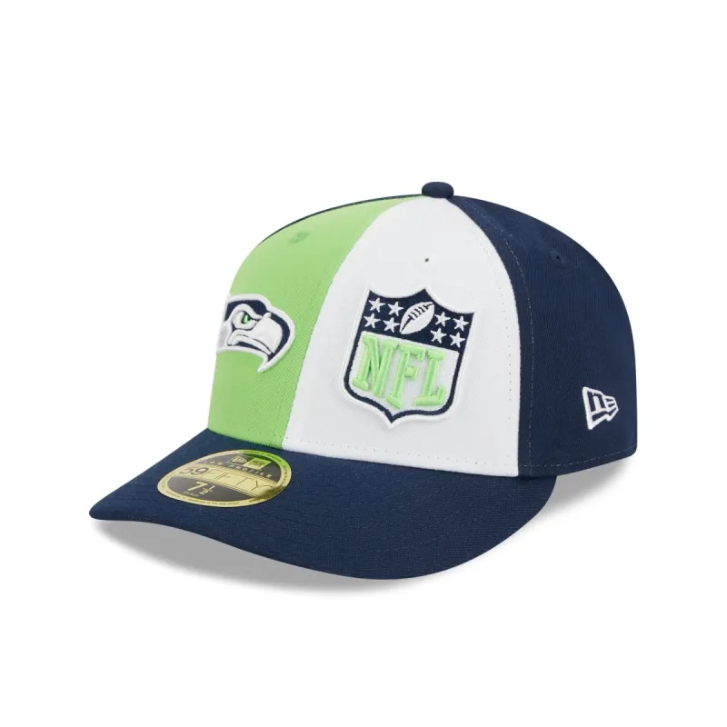 Seattle Seahawks 2023 Sideline Low Profile 59FIFTY Fitted Hat sold by New Era