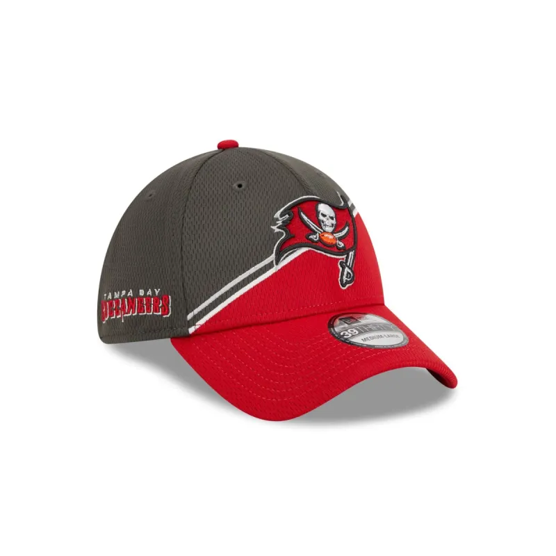 Tampa Bay Buccaneers 2023 Sideline 39THIRTY Stretch Fit Hat sold by New Era
