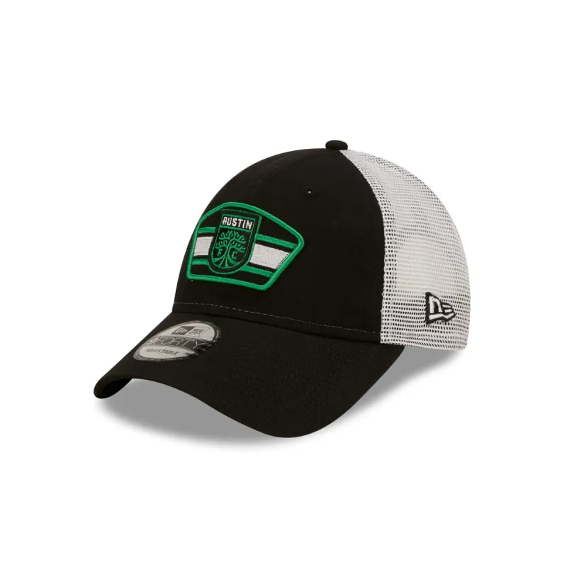 Austin FC Black 9FORTY Trucker Hat sold by New Era