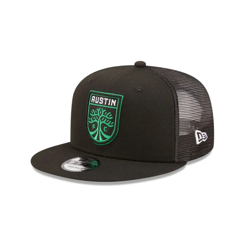 Austin FC Black 9FIFTY Trucker Hat sold by New Era