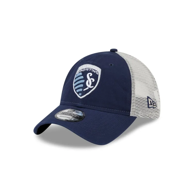 Sporting Kansas City Blue 9TWENTY Trucker Hat sold by New Era
