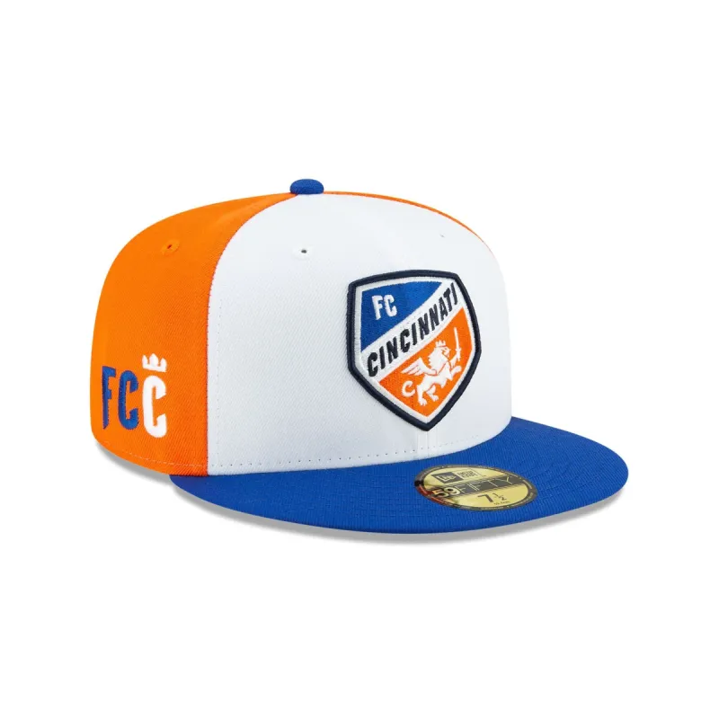 FC Cincinnati Tri-Color 59FIFTY Fitted Hat sold by New Era