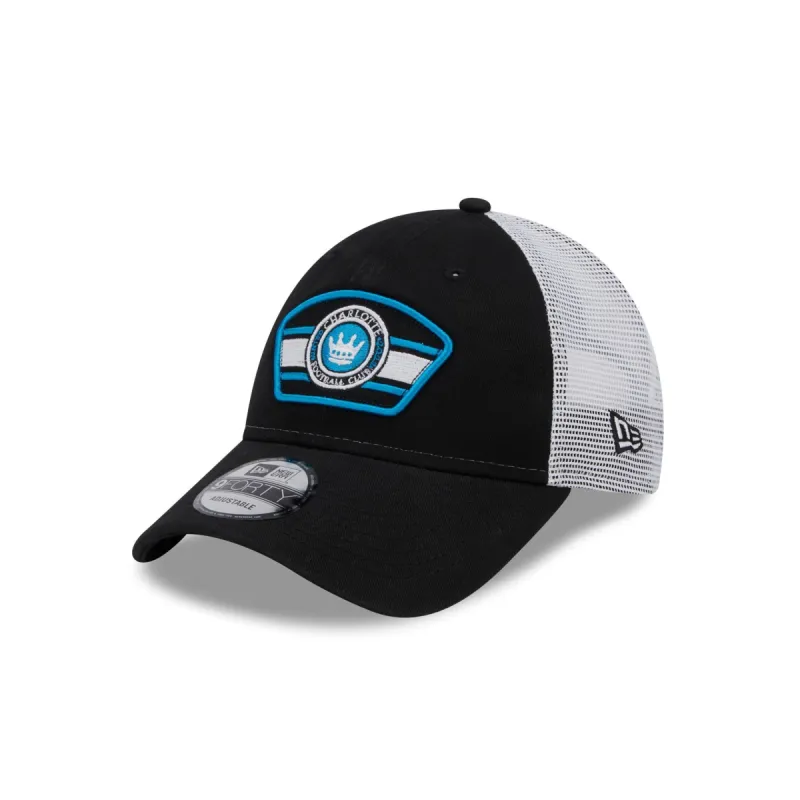 Charlotte FC Black 9FORTY Trucker Hat sold by New Era