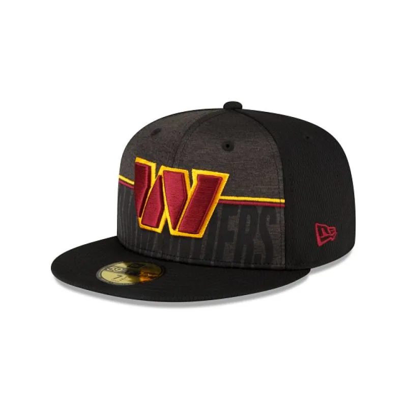 Washington Commanders 2023 Training Black 59FIFTY Fitted Hat sold by New Era