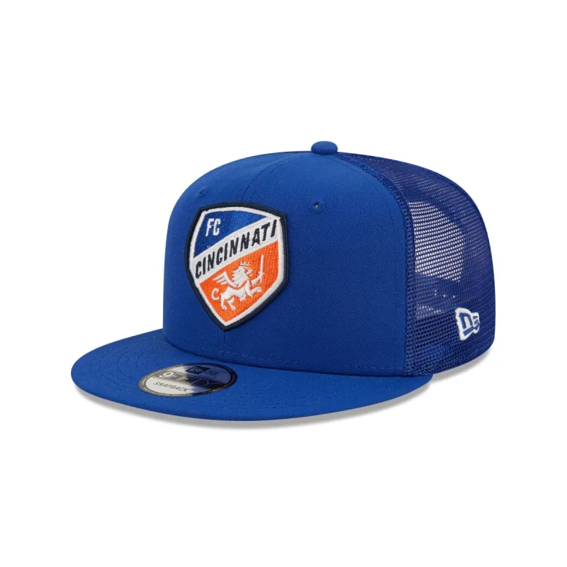 FC Cincinnati Blue 9FIFTY Trucker Hat sold by New Era
