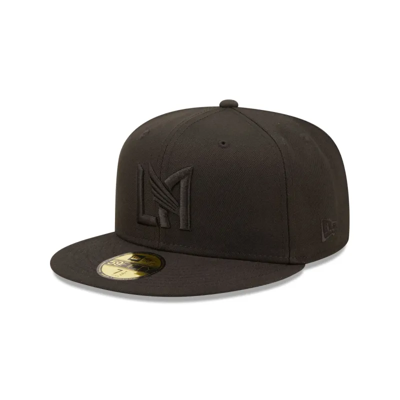 Los Angeles FC Blackout 59FIFTY Fitted Hat sold by New Era