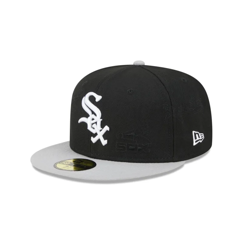 Chicago White Sox Multi Logo 59FIFTY Fitted Hat sold by New Era