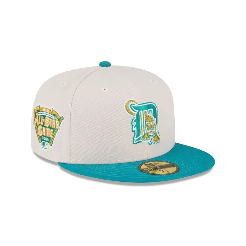 Just Caps Cadet Blue Detroit Tigers 59FIFTY Fitted Hat sold by New Era