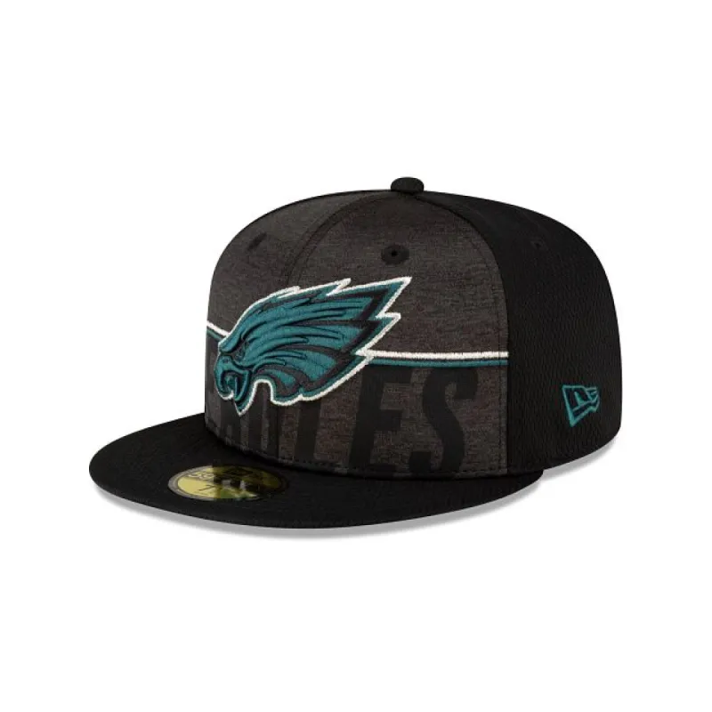 Philadelphia Eagles 2023 Training Black 59FIFTY Fitted Hat sold by New Era