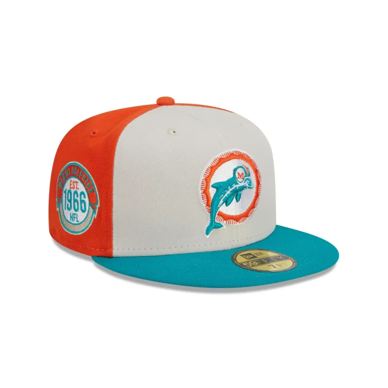 Miami Dolphins 2023 Sideline Historic 59FIFTY Fitted Hat sold by New Era