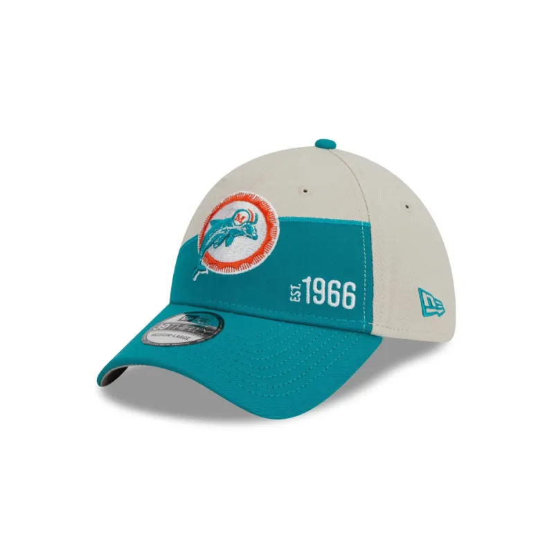 Miami Dolphins 2023 Sideline Historic 39THIRTY Stretch Fit Hat sold by New Era