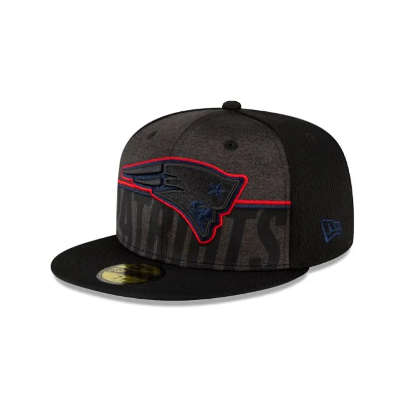 New England Patriots 2023 Training Black 59FIFTY Fitted Hat sold by New Era