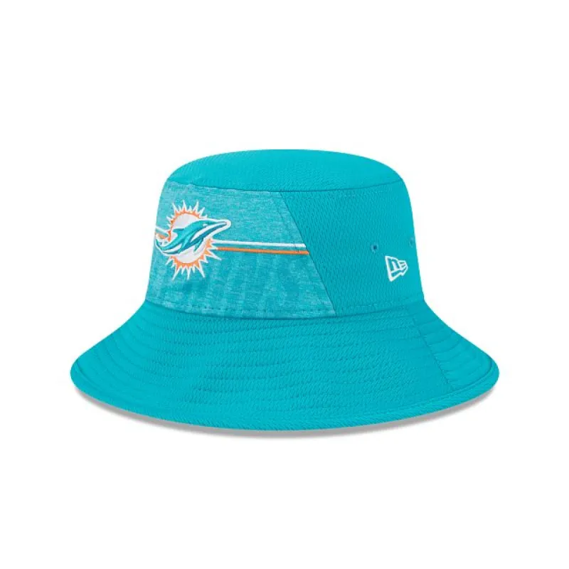 Miami Dolphins 2023 Training Stretch Bucket Hat sold by New Era