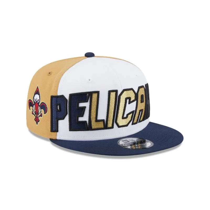 New Orleans Pelicans NBA Authentics: 2023 Back Half Edition 9FIFTY Snapback Hat sold by New Era