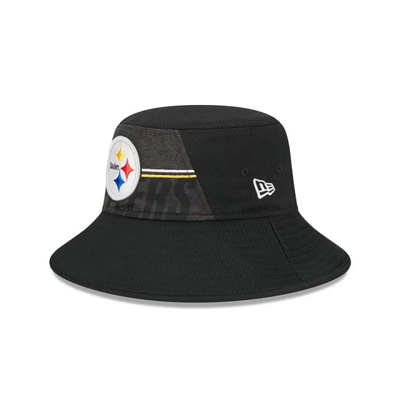 Pittsburgh Steelers 2023 Training Stretch Bucket Hat sold by New Era