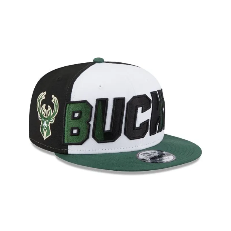 Milwaukee Bucks NBA Authentics: 2023 Back Half Edition 9FIFTY Snapback Hat sold by New Era