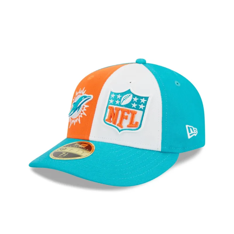 Miami Dolphins 2023 Sideline Low Profile 59FIFTY Fitted Hat sold by New Era