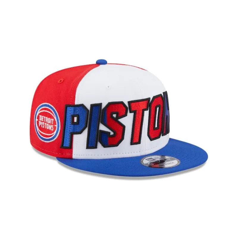 Detroit Pistons NBA Authentics: 2023 Back Half Edition 9FIFTY Snapback Hat sold by New Era