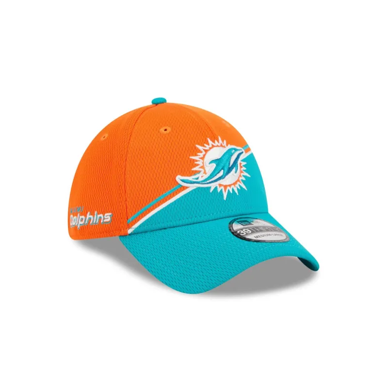 Miami Dolphins 2023 Sideline 39THIRTY Stretch Fit Hat sold by New Era