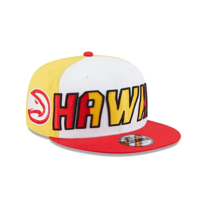 Atlanta Hawks NBA Authentics: 2023 Back Half Edition 9FIFTY Snapback Hat sold by New Era
