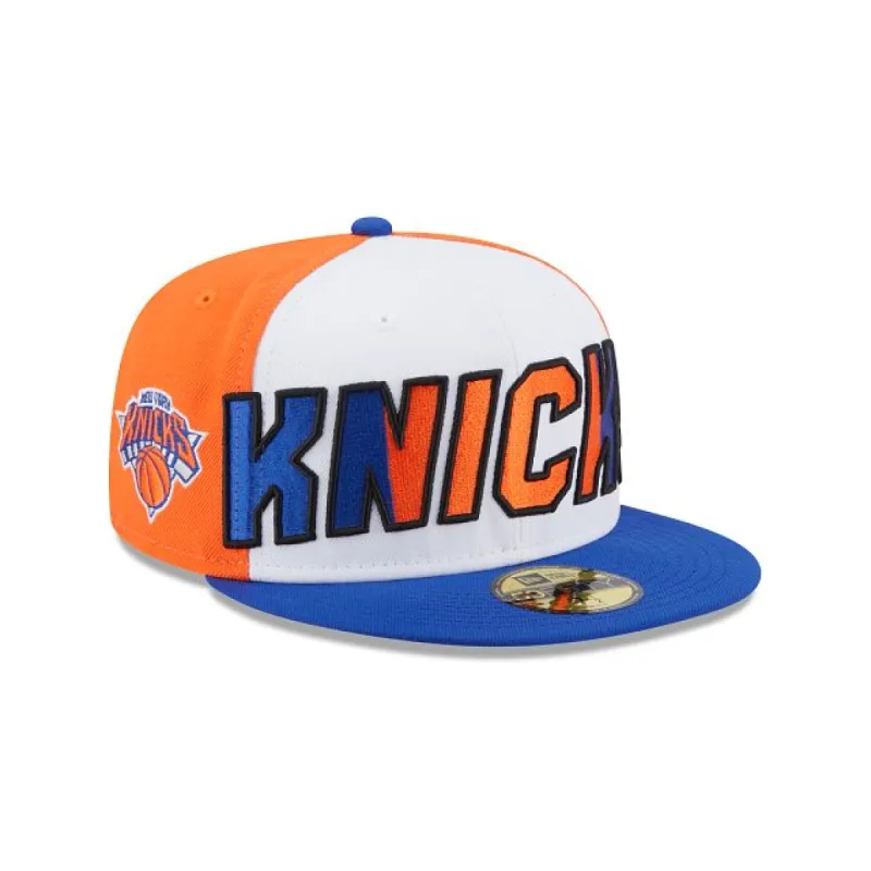 New York Knicks NBA Authentics: 2023 Back Half Edition 59FIFTY Fitted Hat sold by New Era