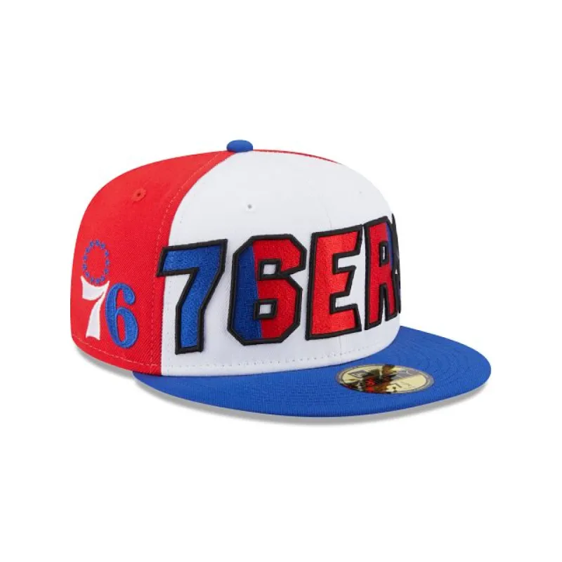 Philadelphia 76ers NBA Authentics: 2023 Back Half Edition 59FIFTY Fitted Hat sold by New Era