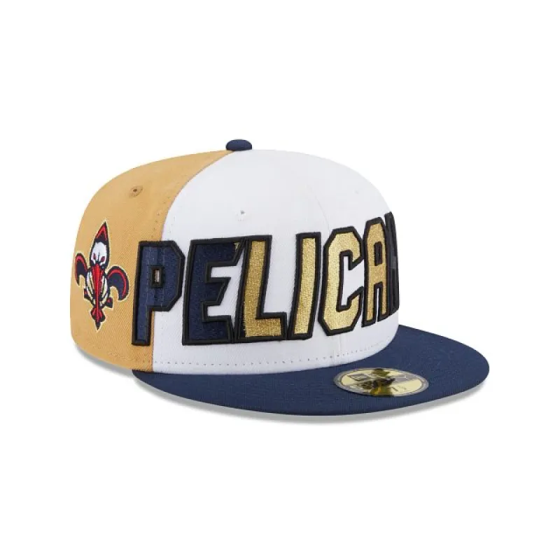 New Orleans Pelicans NBA Authentics: 2023 Back Half Edition 59FIFTY Fitted Hat sold by New Era