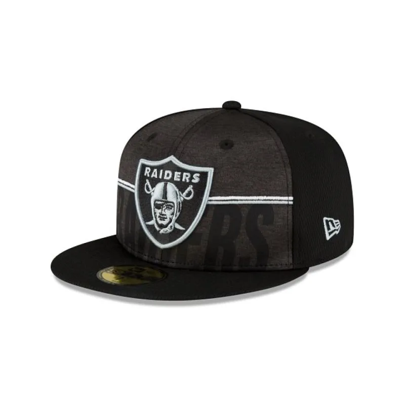 Las Vegas Raiders 2023 Training Black 59FIFTY Fitted Hat sold by New Era