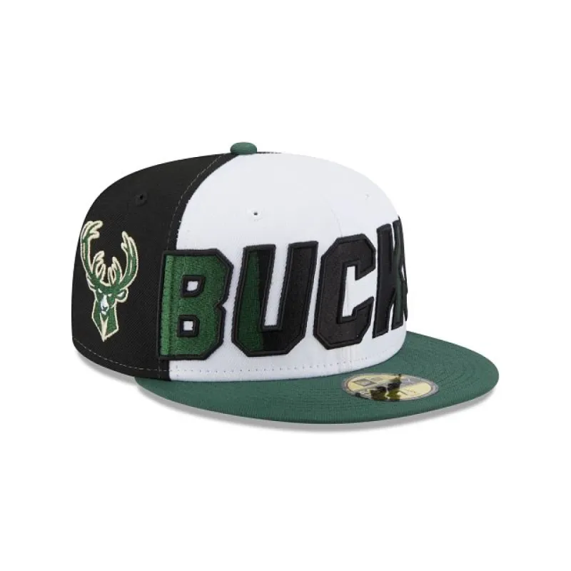 Milwaukee Bucks NBA Authentics: 2023 Back Half Edition 59FIFTY Fitted Hat sold by New Era