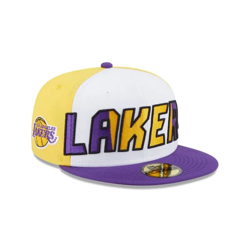 Los Angeles Lakers NBA Authentics: 2023 Back Half Edition 59FIFTY Fitted Hat sold by New Era