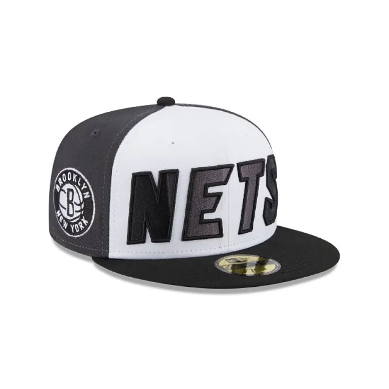 Brooklyn Nets NBA Authentics: 2023 Back Half Edition 59FIFTY Fitted Hat sold by New Era