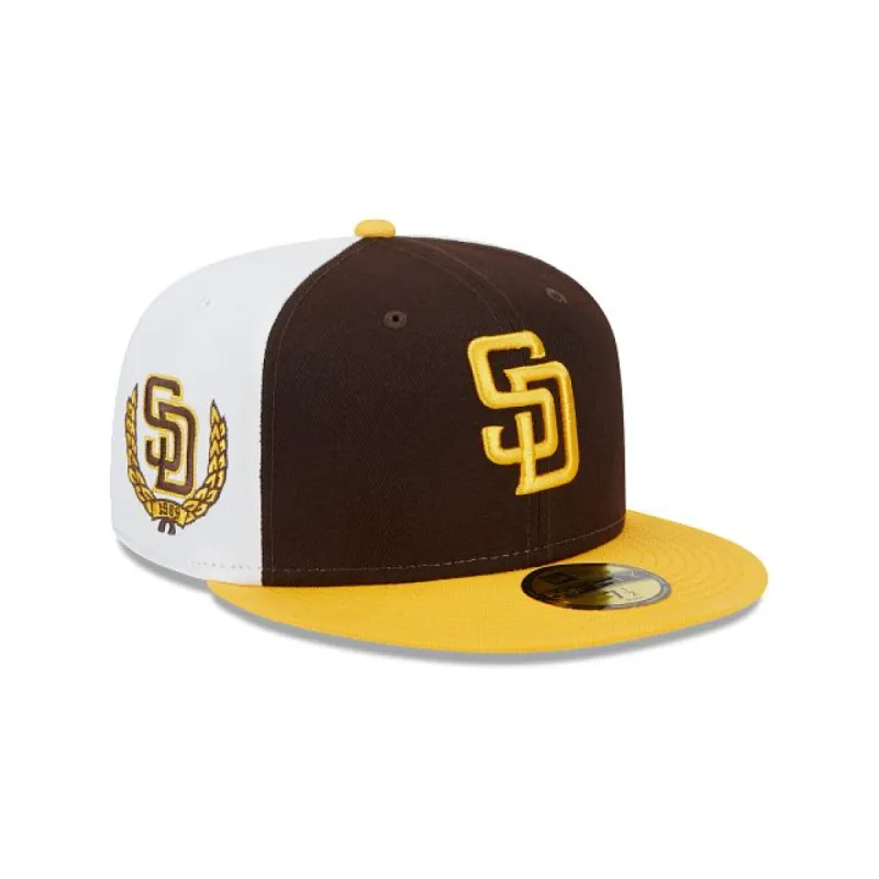 San Diego Padres Throwback 59FIFTY Fitted Hat sold by New Era