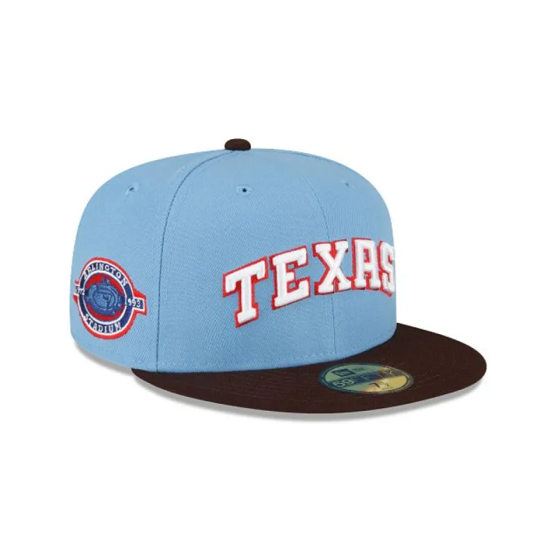 Just Caps Spice Texas Rangers 59FIFTY Fitted Hat sold by New Era