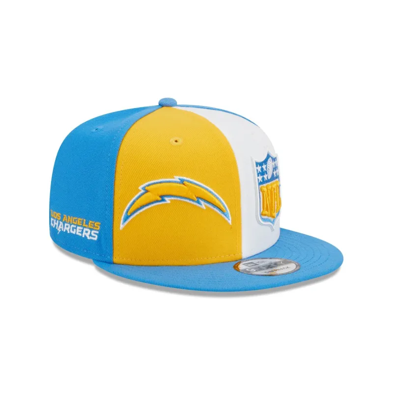 Los Angeles Chargers 2023 Sideline 9FIFTY Snapback Hat sold by New Era