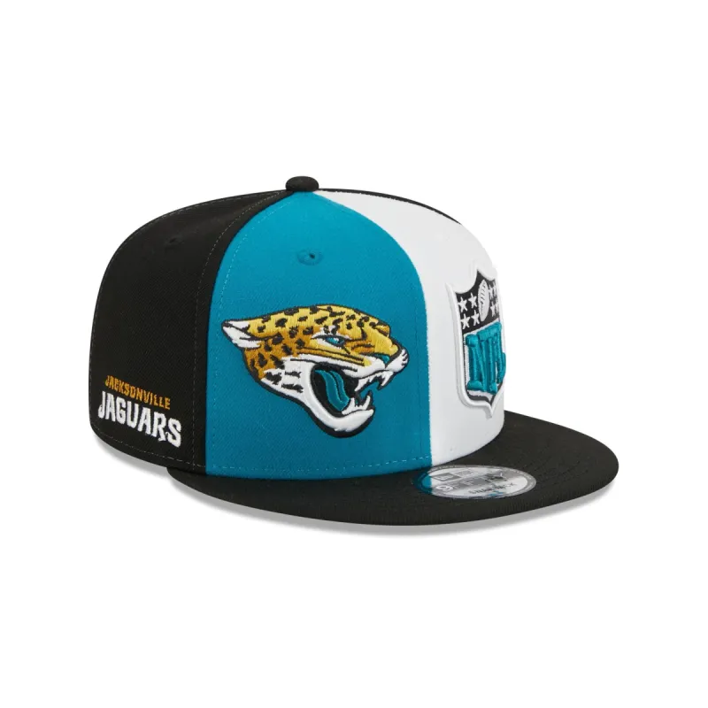 Jacksonville Jaguars 2023 Sideline 9FIFTY Snapback Hat sold by New Era