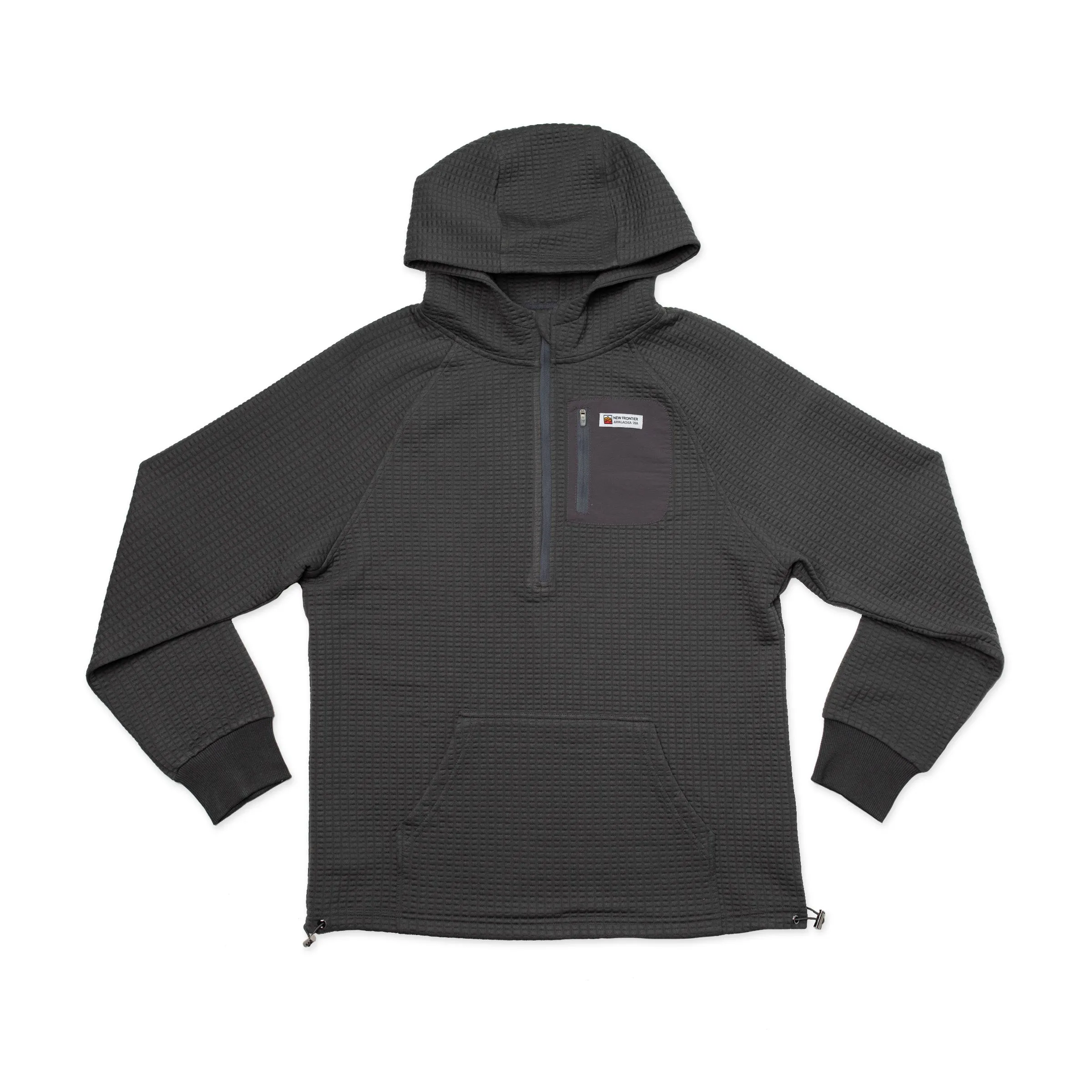 Men's Waffle Tech Hoodie (Carbon) sold by New Frontier